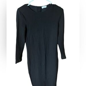 Vince. Black Long sleeve dress